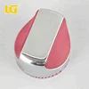 ISO9001 OEM wholesale cheap modern style chrome and red zinc metal heat control kitchen gas cooker knob