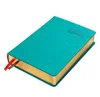 Golden edge thick embossed leather year executive planner