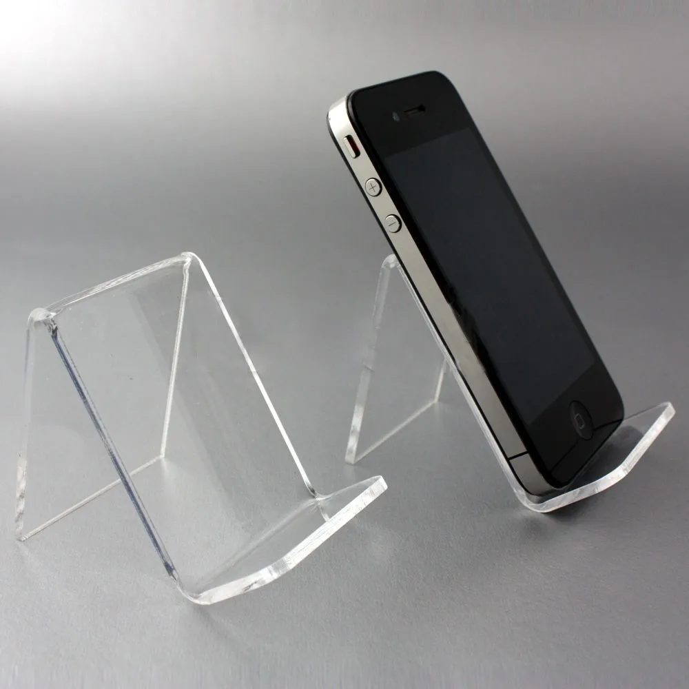 Clear Acrylic Mobile Cell Phone Smart Phone Display With Ticket Holder SU1/MP 