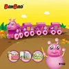 BanBao 9102 Caterpillar Pictures Map Big Blocks Educational Plastic Building Bricks Toys 18+ Children Kids ABS EN71 Testing Pass