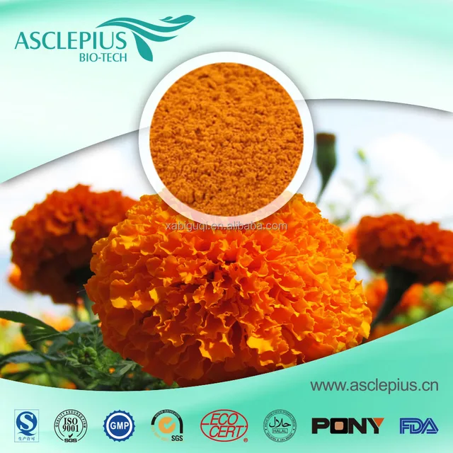 marigold flowers seed extract zeaxanthin lutein capsule tablet