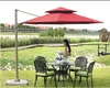 2016 new style patio used double roof round roman umbrella for wholesale