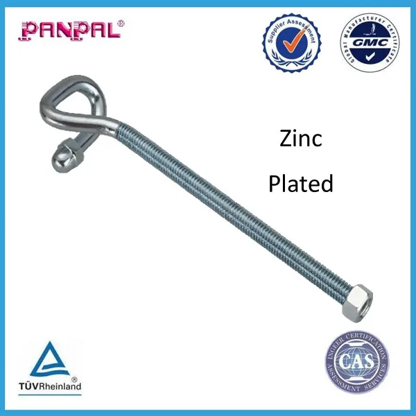 Steel Zinc Plated Swing Eye Bolt With Lag Screw Manufacturer - Buy Eye ...