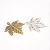 metal zinc alloy tibetan silver charms maple leaf charms for jewelry making