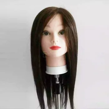 human hair mannequin head