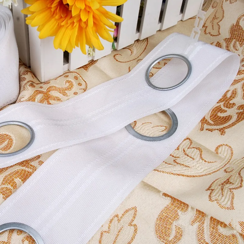 Wholesale China Eyelet Factory Curtain Tape With 8 Hole White Eyelet