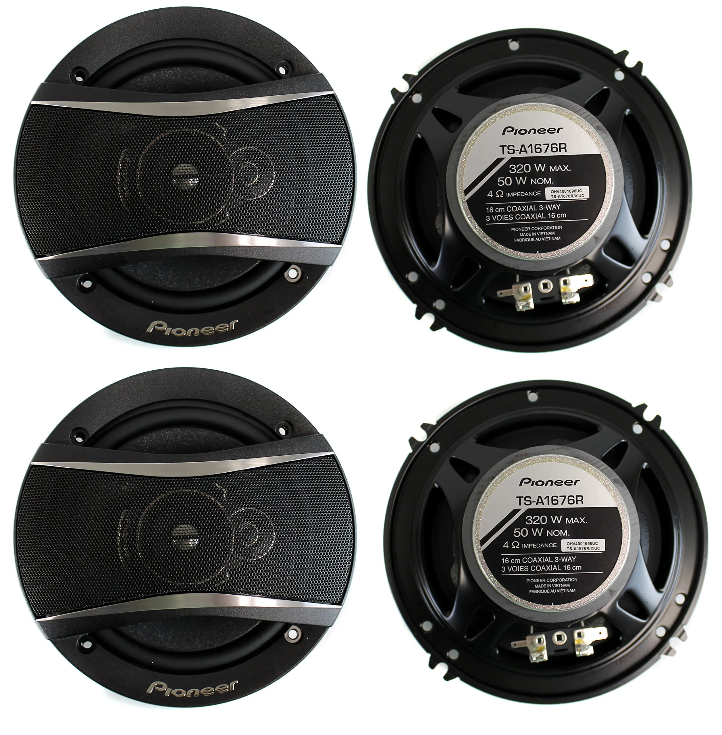 pioneer 4 inch car speakers price
