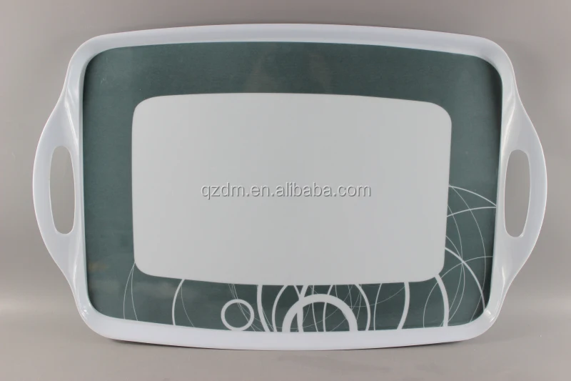 Wholesale Melamine Serving Tray , Plastic Tray 16inch