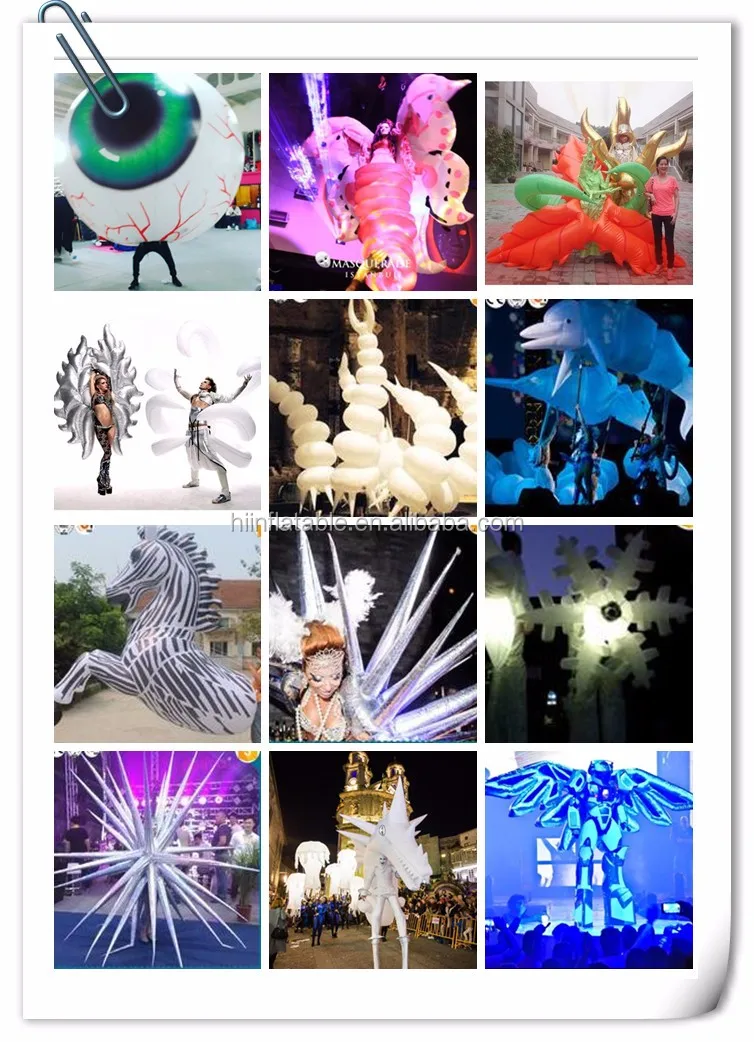 Stage Inflatable Performance backpack flower costume