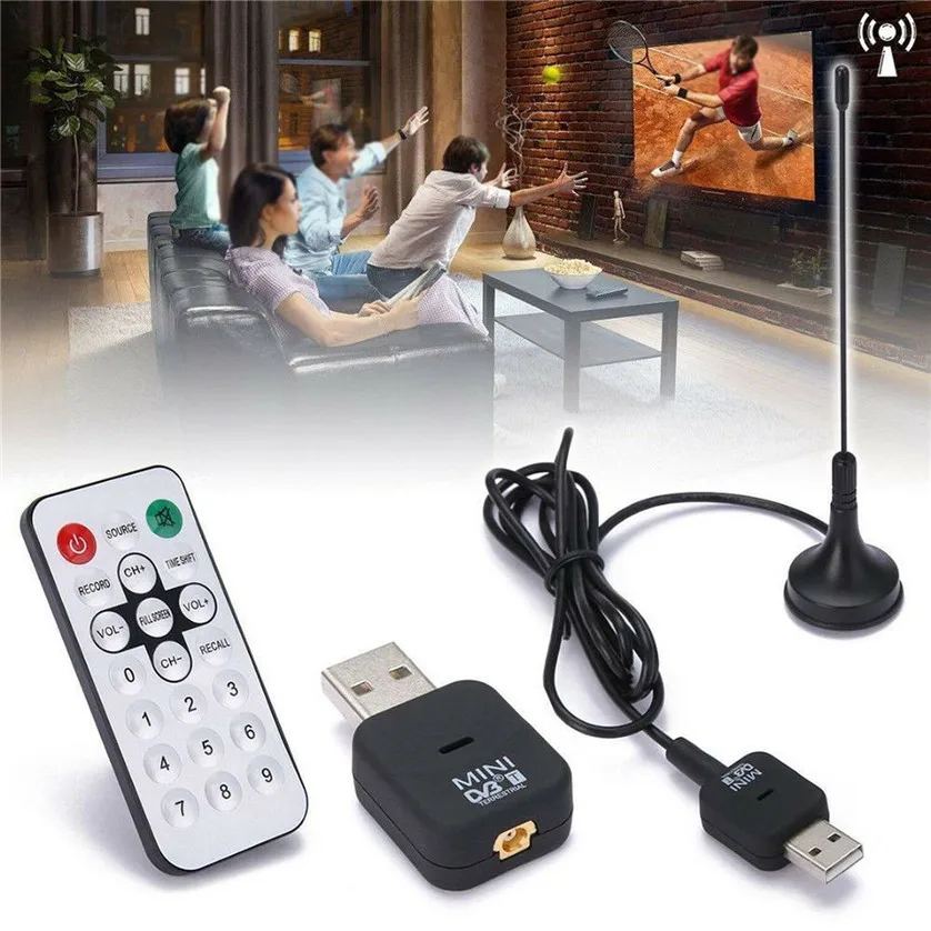 MINI DIGITAL TV STICK EAST&WEST REGISTRATORE DIGITALE TERRESTRE E PROGRAMMI  RADIO DVB-T USB