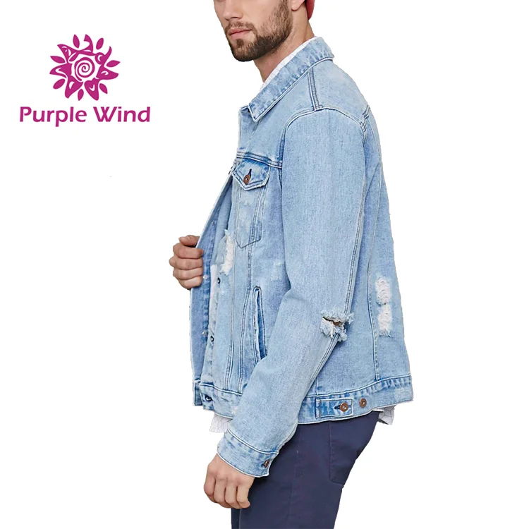 Ripped Mens Jean Jackets 