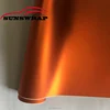 Sunswrap Vinyl Rolls Whosale Matte Chrome Orange Car Wraps Car Sticker