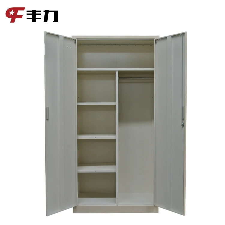 2 Doors Steel Almirah Metal Folding Clothes Wardrobe Buy 2 Door