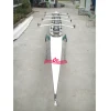 racing shells 4X (four person) with aluminum wing rigger,carbon&kevler ,for world race