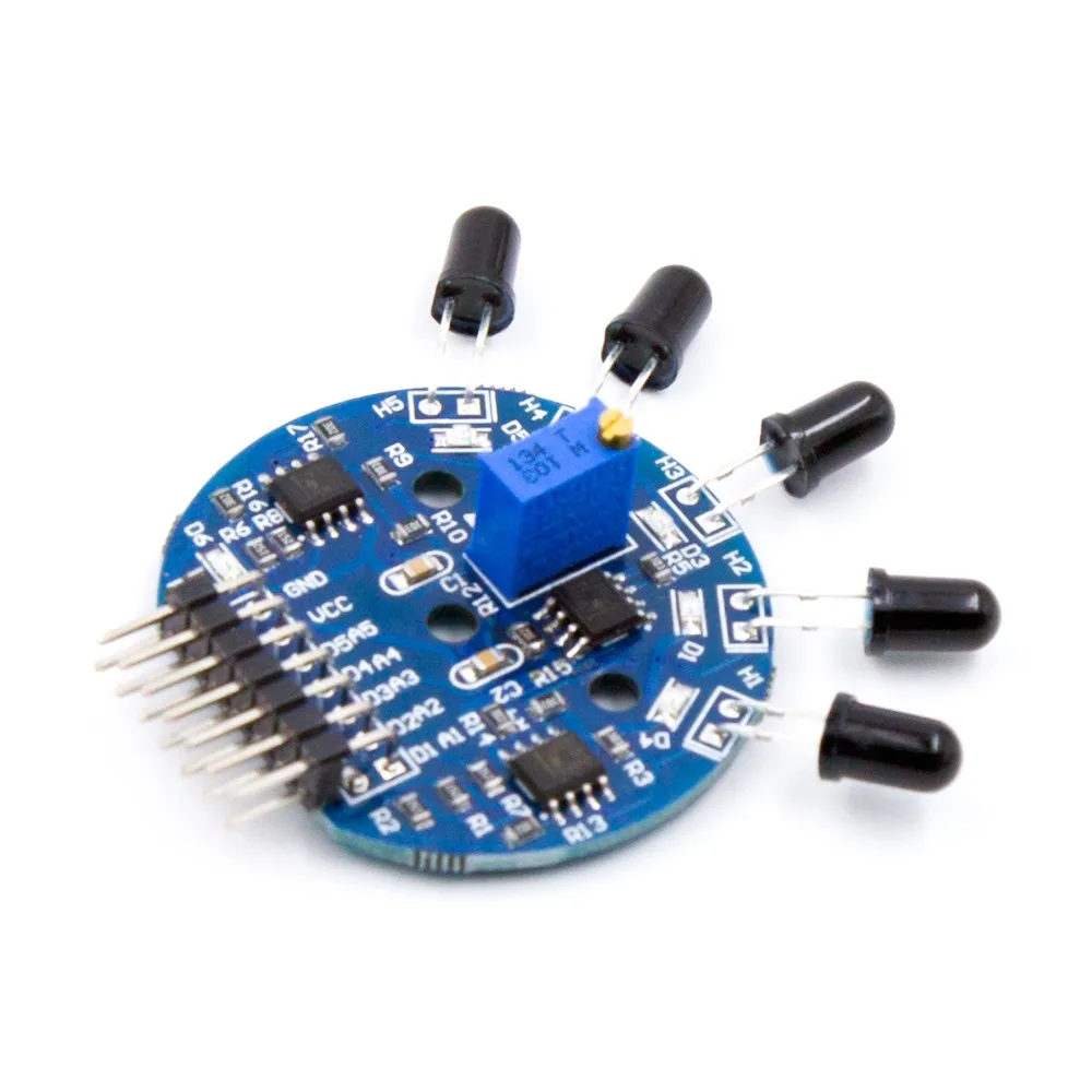 Automatic Welding Digital Analog Output 5 Channels Flame Fire Sensor Module