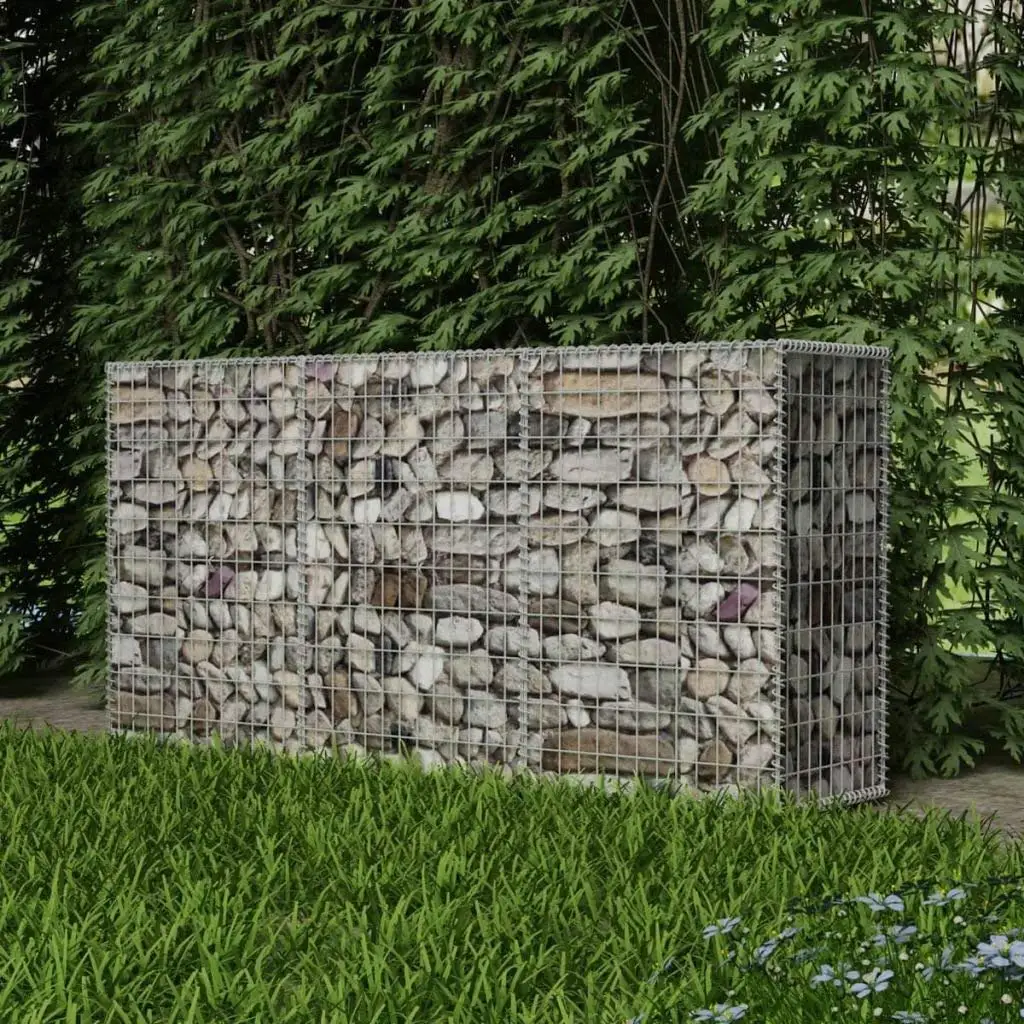 Buy Gabion Basket Galvanized Steel Durable 59 inches x 19.7 inches x 39 ...