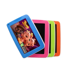 7 inch android 4.4 colorful kids tablets with case