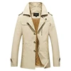 JS 04 Good Comments Commuting Best Selling Winter Fashion Jacket Plain Long Custom Men Overcoat