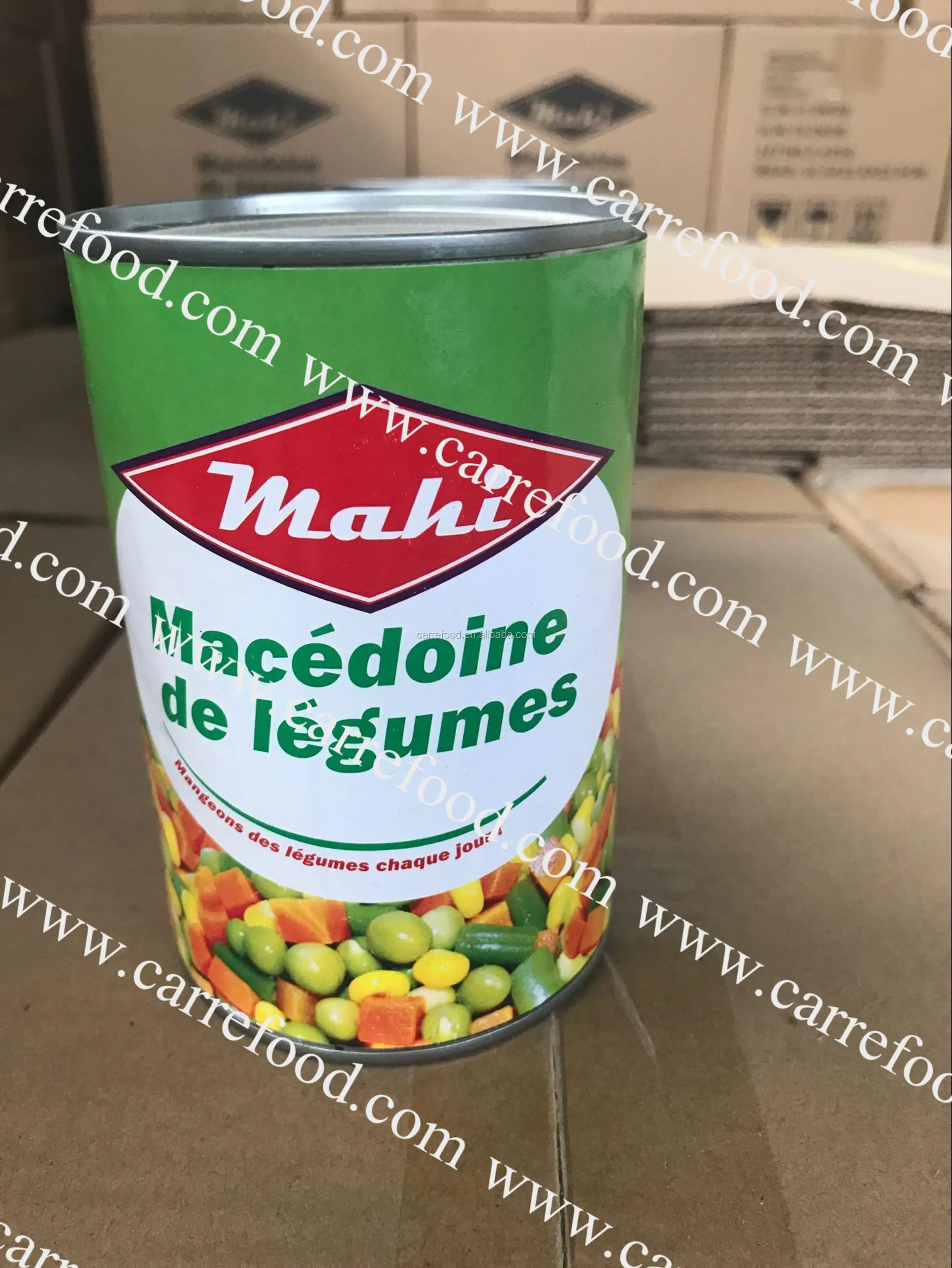 For 400g Canned Green Peas And Carrots With Easy Open Cans Macedoine De Legumes Mixed Vegetables