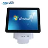 China factory waterproof retail cheap restaurant touch screen pos system dual screen pos all in one system pos with printer
