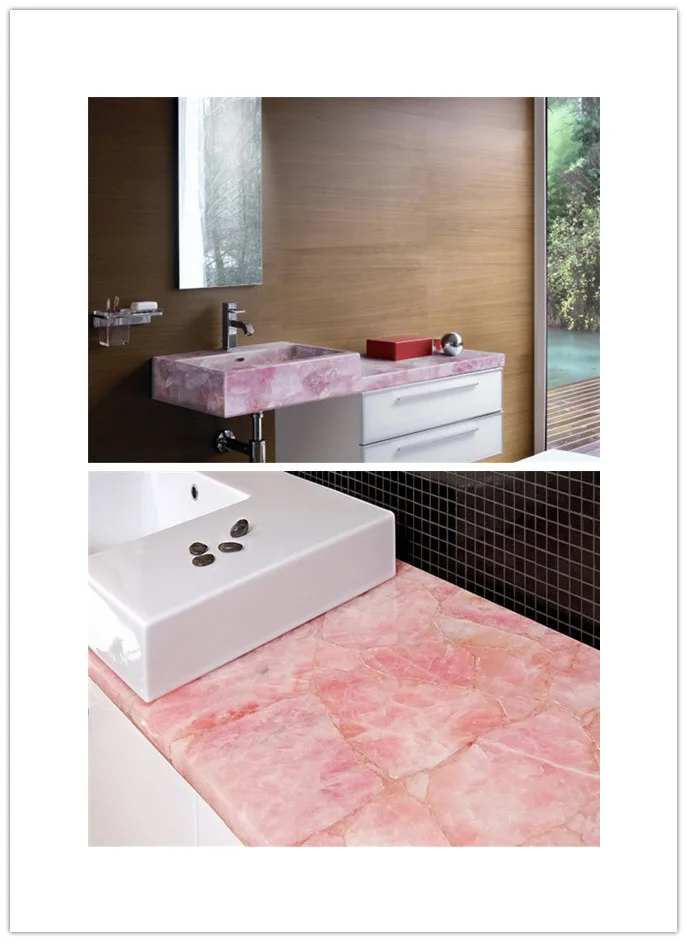 rose quartz countertops