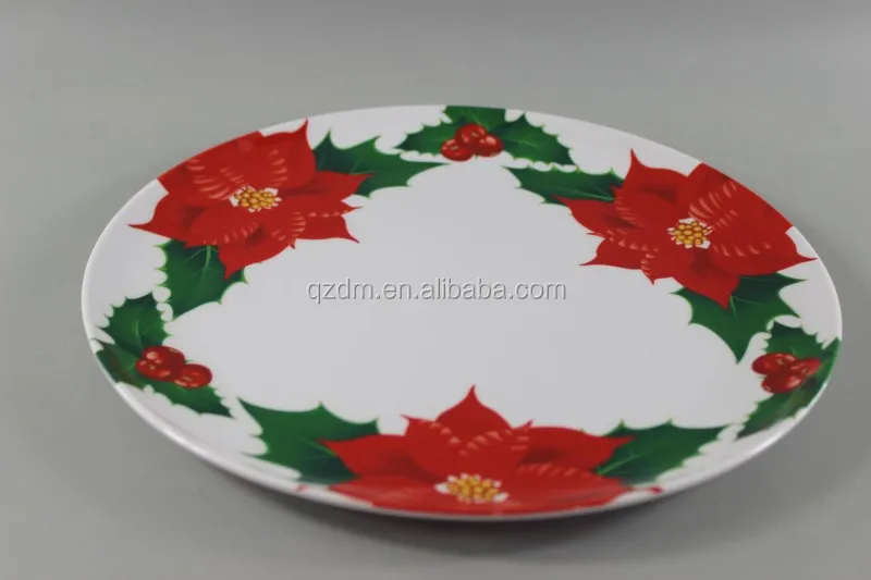 30% Melamine Christmas Plate, X'mas Dishes