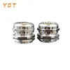 Conical tight nickel plated brass metric and pg thread metal cable gland