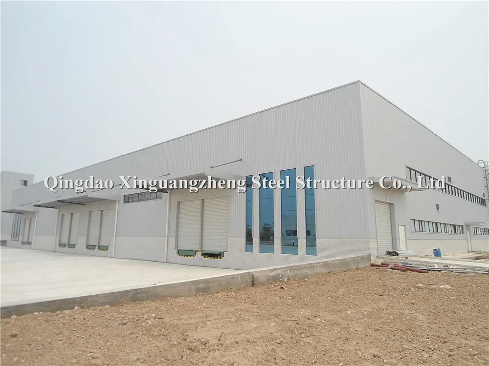 big span precast China steel structure warehouse
