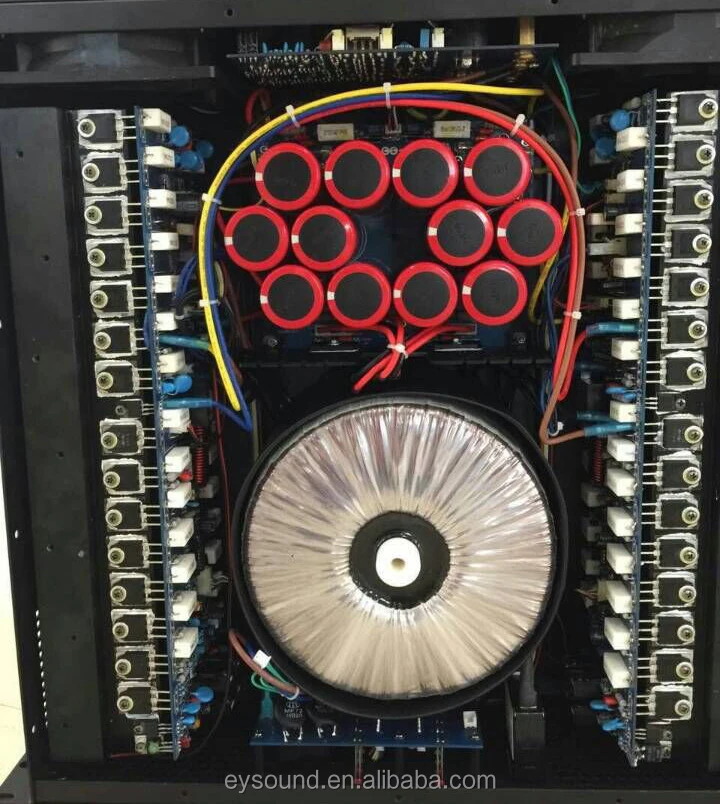 Built-in Crossover Power Amplifier Mt1601 High Quality Stage Amplifier