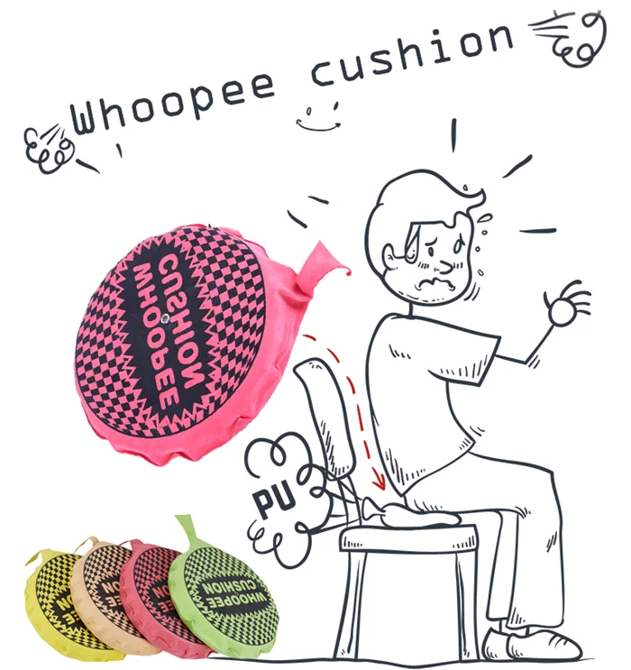 36 x WHOLESALE LARGE WHOOPIE CUSHIONS TO CLEAR JOKE FART FUN NOISE PARTY BAG 