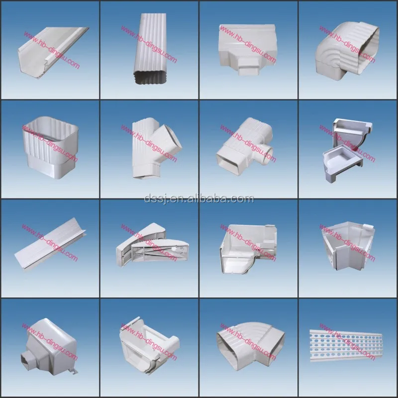 Pvc Square Gutter/ Gutters Roofing/pvc Rain Gutter Pipe Buy Pvc Rain