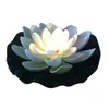 Artificial Floating Lotus with LED Light for pool or fish tank