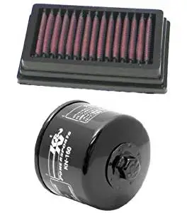 K&N Motorcycle Air Filter + Oil Filter Combo 2013 BMW R1200GS Adventure BM-1204 + KN-160
