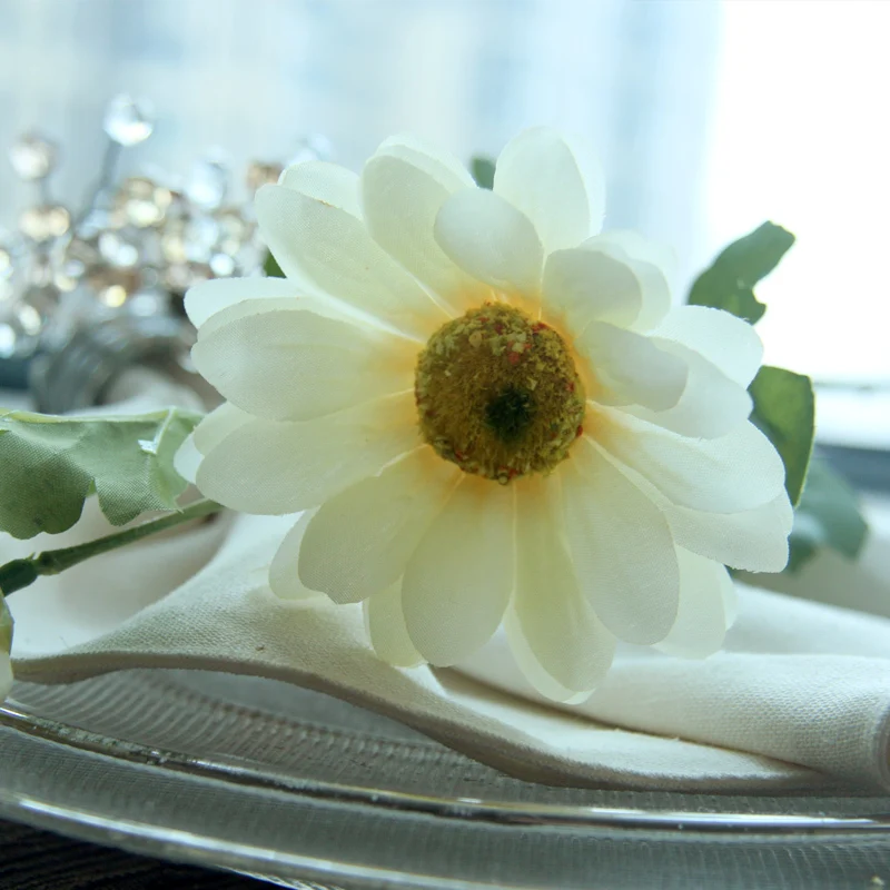 Fresh Style Artificial Daisy Flower Silk Spring Home Artificial Daisy Flower Silk