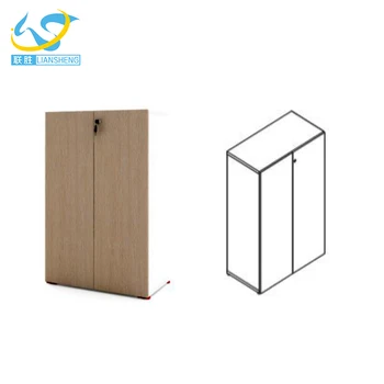 Two Doors Office Storage Cabinet Swing Door Office Cabinet ...