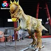 Natural Skin Big Head Realistic Artificial Dinosaur for Sale