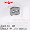 B2732-761-000 KNIFE STOP LEVER BRACKET
