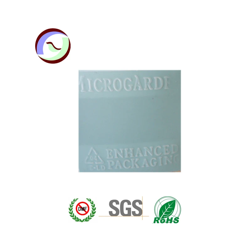 
Microgarde enhanced packaging sticker dmf free 
