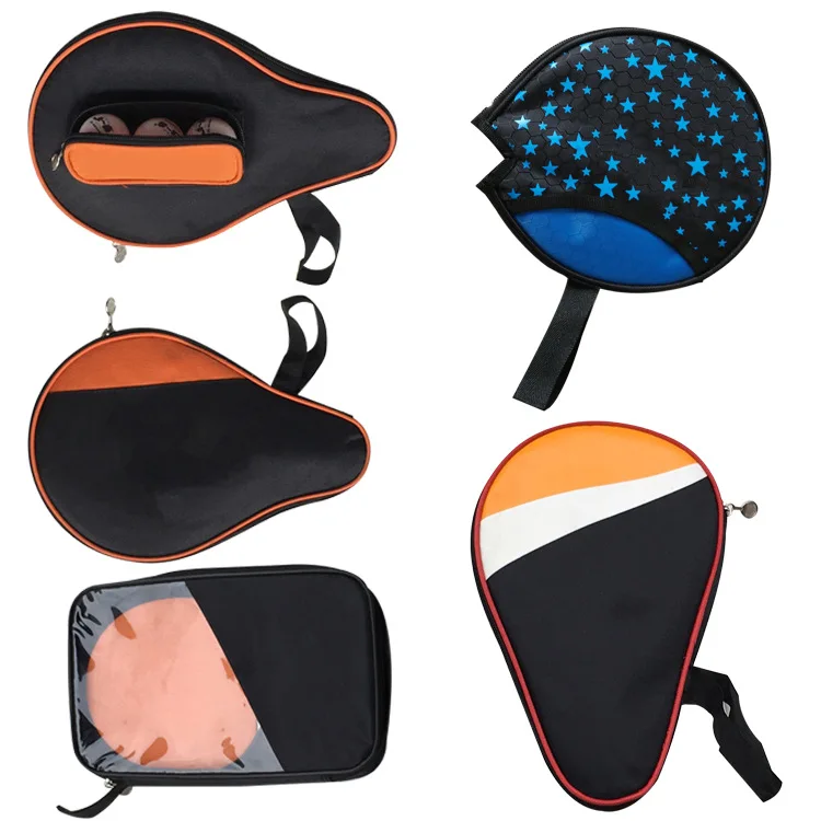 Oem Pingpong Paddle Bag Portable Table Tennis Bat Cover Pingpong