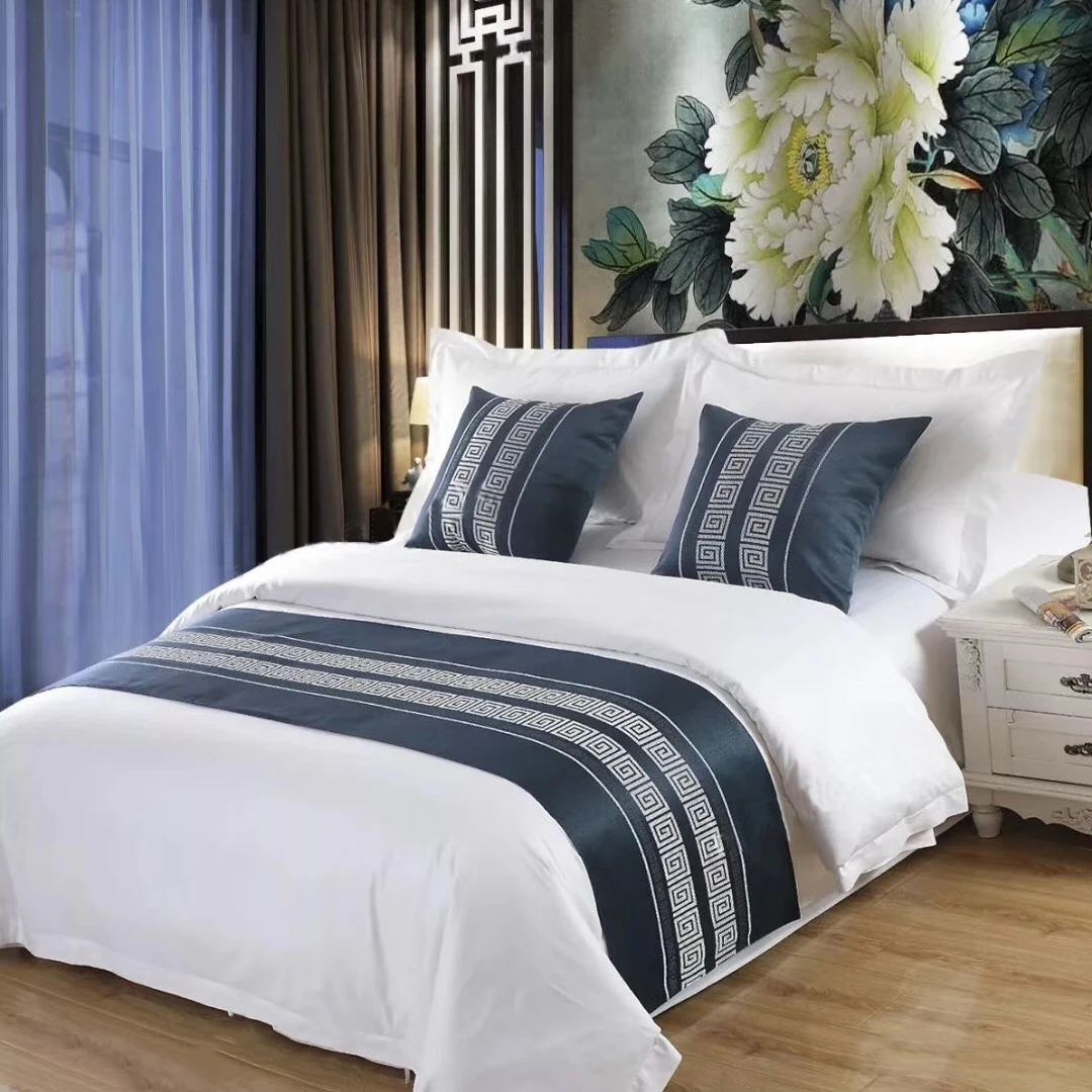 Camino De Cama Y Cojín De Jacquard Tamaño King De Lujo Para Hoteles Y Resorts De 3 5 Estrellas Buy Corredor De Cama Tamaño Queen De Hotel,Corredor Camino De Cama Y Cojín De Jacquard Tamaño King De Lujo Para Hoteles Y Resorts De 3 5 Estrellas Buy Corredor De Cama Tamaño Queen De Hotel,Corredor