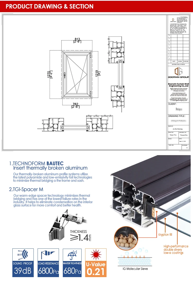 Factory Directly Supply upvc casement windows tilt up steel vs aluminum