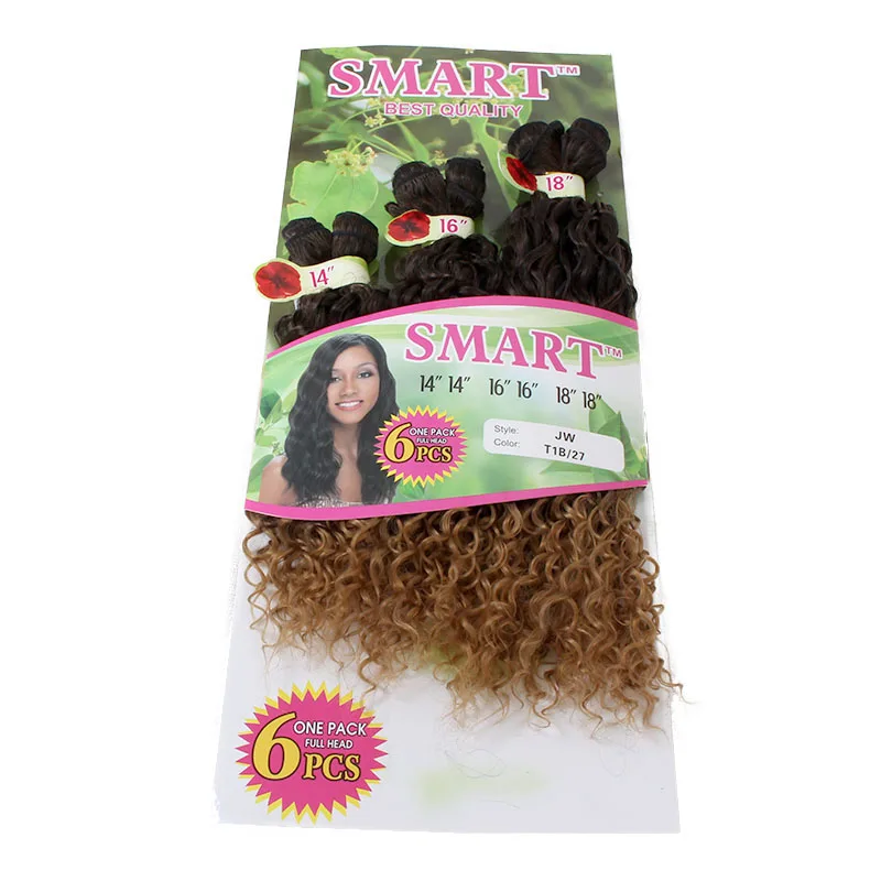 14 18inch Curly Weave Synthetic Hair Extension Sew In Synthetic