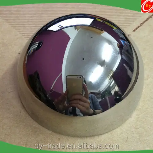 Factory Price Good AISI 316 Gazing shiny metal half sphere