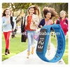 3d pedometer usb rechargeable watch CE health silicone children student wrist watch
