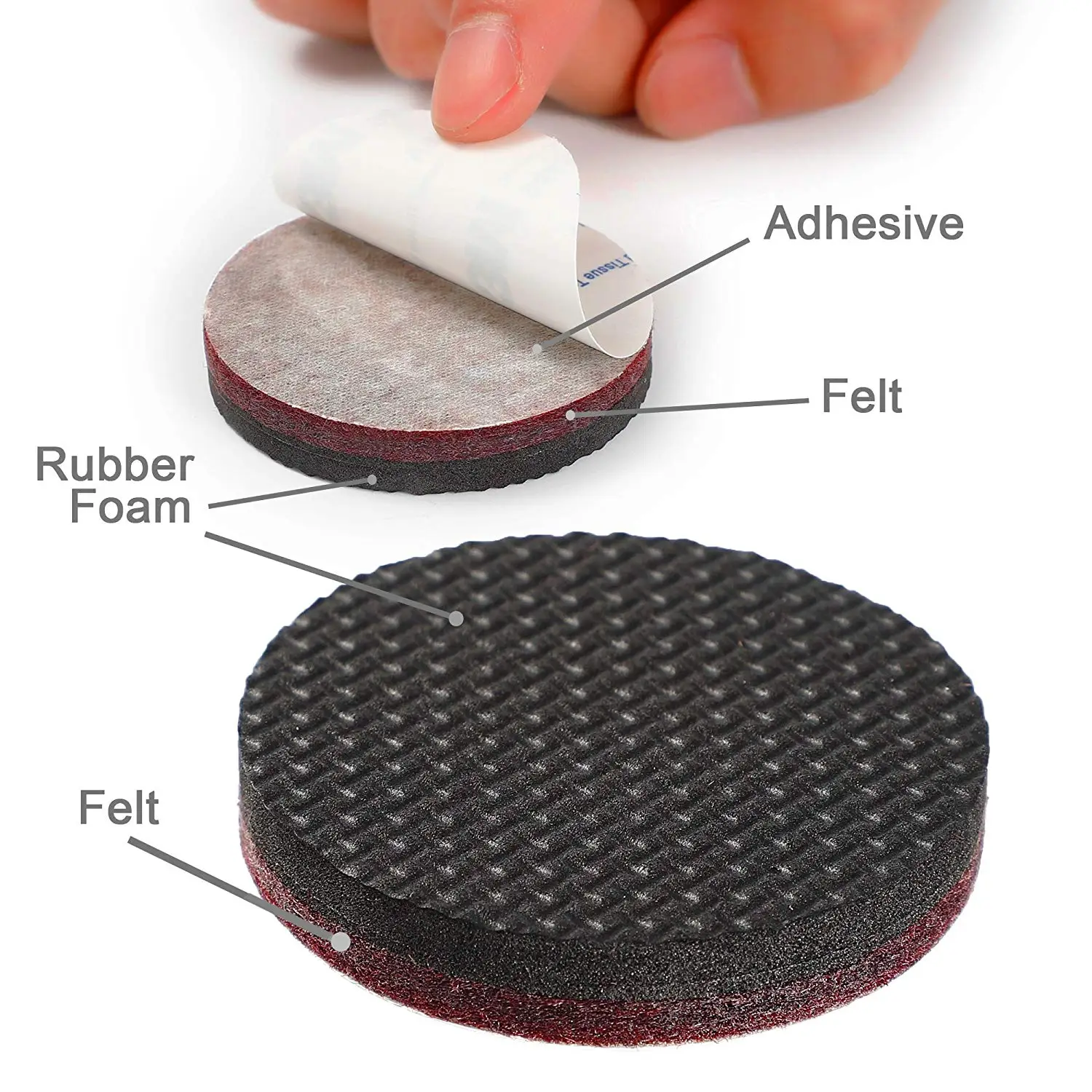 16pcs Rocking Chair Floor Protectors,Rubber Floor Protectors For Furniture Legs Buy Rubber