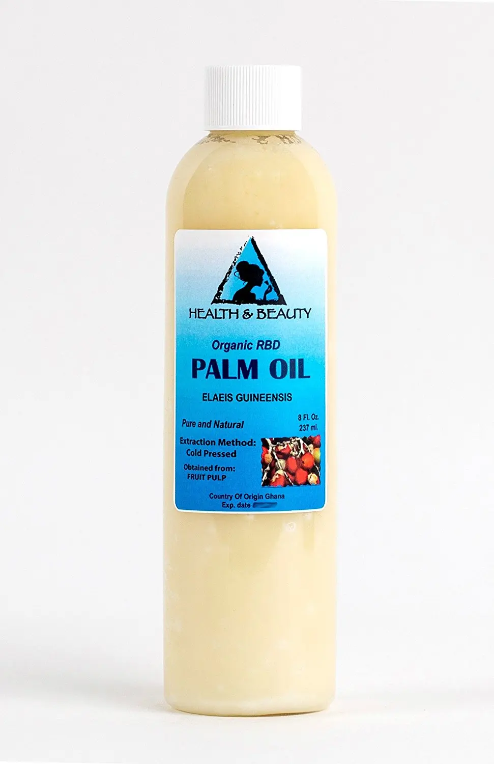 Palm Oil RBD Organic Carrier Cold Pressed Pure 8 oz