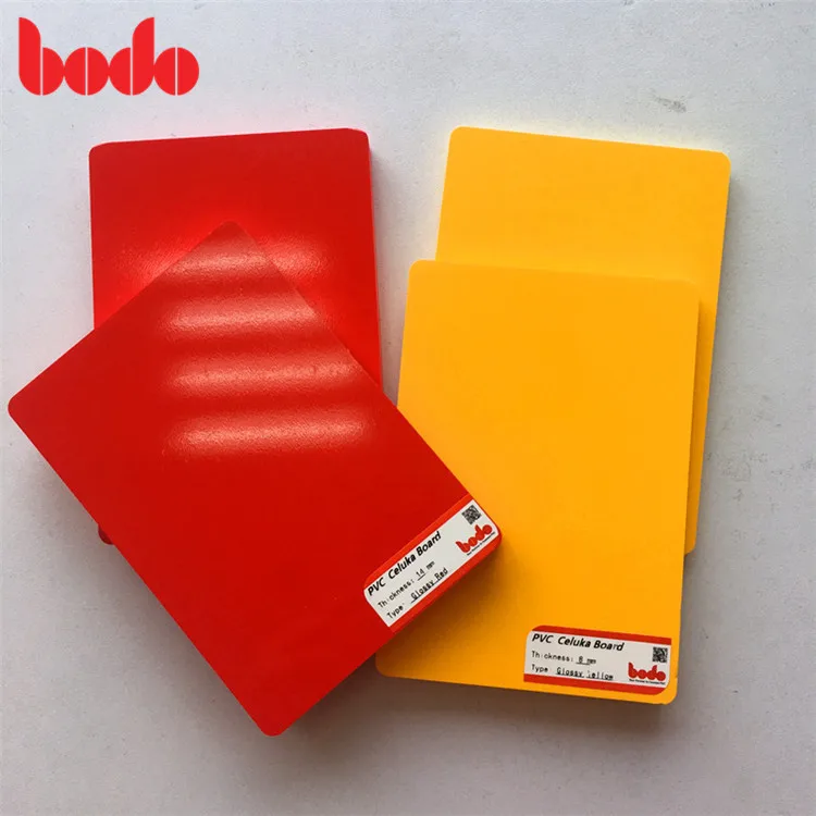 Yellow Glossy Pvc Foam Board Singapore Pvc Foam Sheet For House Foam