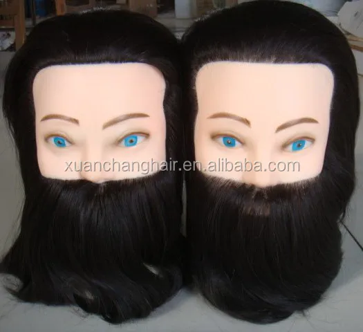 100 percent human hair mannequin head