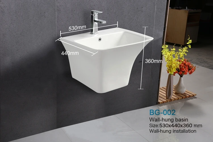 New model ceramic bathroom wash basin