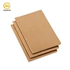 2019 A5 custom promotional cheap small brown kraft paper paperback softcover school notebook exercise book for children